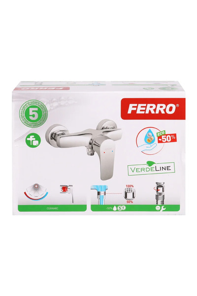 OEM Baterie dus Ferro Verde Line, monocomanda, crom