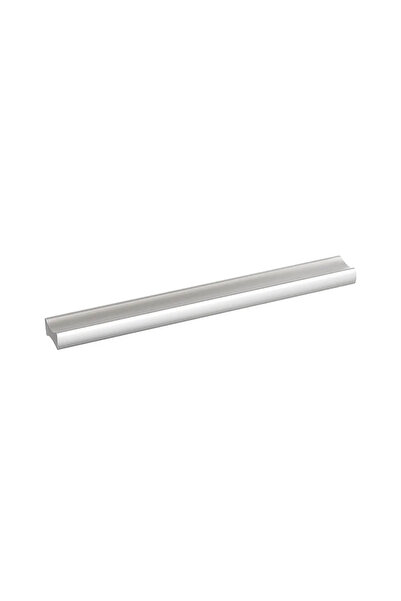 OEM Furniture handle, 128 mm, aluminum, gray, matte finish