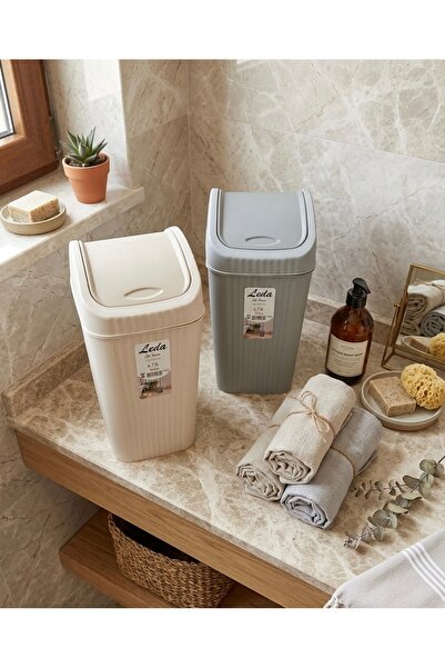 KOVAX Çöp Kovası 6.7 LT 32 CM Kapı önü, Ofis,Banyo,Bahçe Çöp Kovası