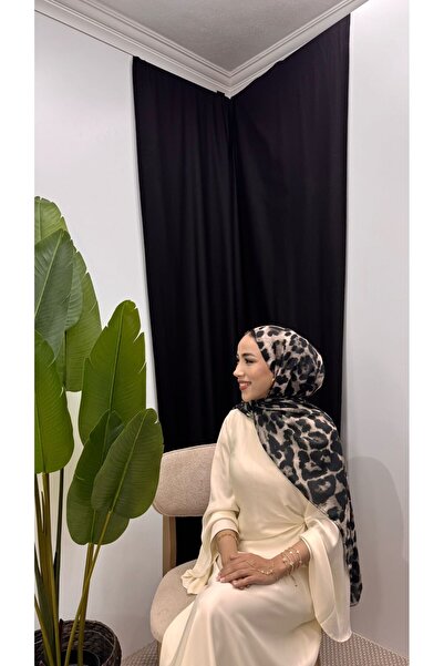 TR Leopar desen pamuk soft şal