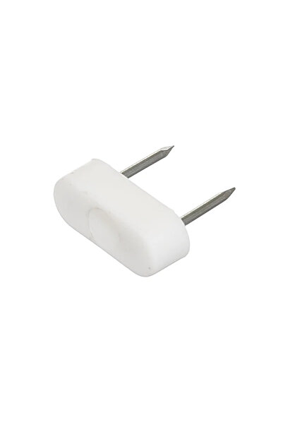 OEM Furniture door stops, nail type, large, white (set of 16 pieces)