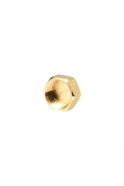OEM Brass cap, internal thread, 1' connection
