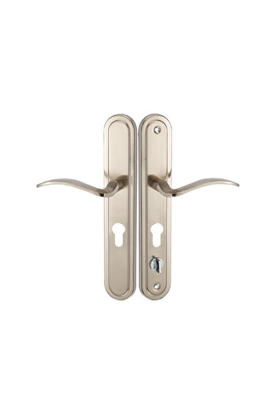 OEM Maner cu sild usa exterior, Irma, 68 mm, pentru cilindru, aluminiu, argin...