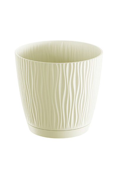 OEM Ghiveci flori Sandy, plastic, Ø17 cm, bej