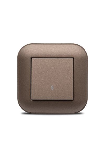 OEM Intrerupator cap scara simplu Ovivo Loft, clasic, IP20, maro mocha