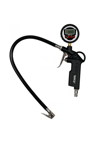 OEM Tire inflation gun with digital pressure gauge Yato YT-23702, 8 bar