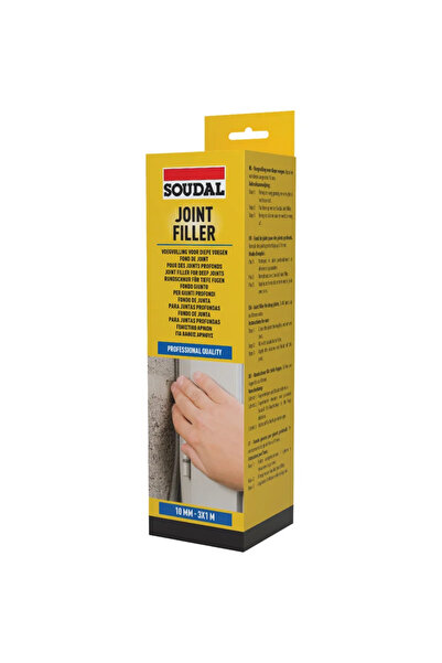 OEM Ταινία προφίλ Soudal, για γέμισμα αρμών, γκρι, 10 mm, 3 x 1 m