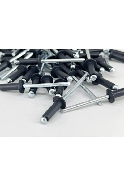 OEM Σετ 100 Pop-Rit Bravo, ατσάλι, 4 x 12 mm, γκρι