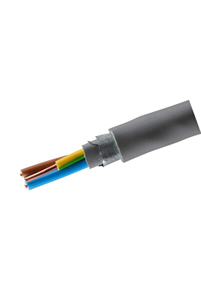 OEM Cablu electric CYABY-F, 3 x 1.5 mm², 50 metri, gri