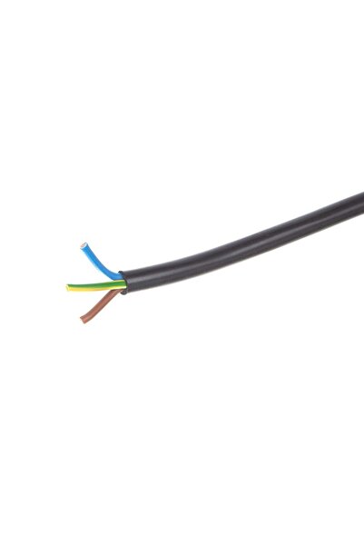 OEM Ηλεκτρικό καλώδιο MYYM, H05VV-F, 3 x 1 mm², 100 μέτρα, μαύρο