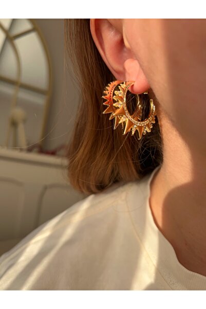 ToffyStore Vip Ring Sun Earrings