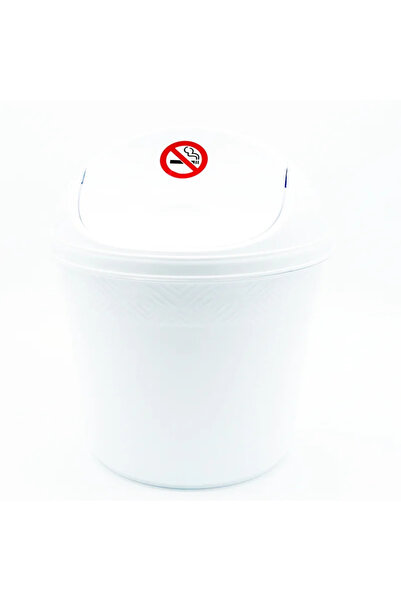 OEM Butterfly waste bin, for bathroom, 3 L, with hinged lid, semi-round shape...