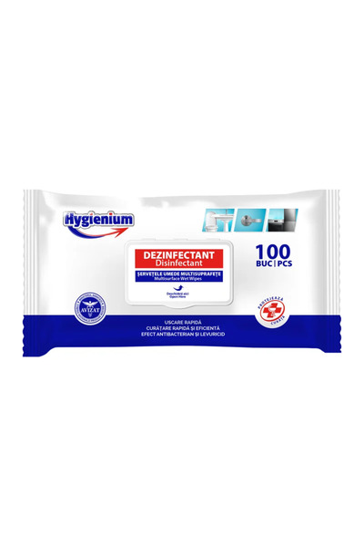 OEM Servetele dezinfectante multisuprafete, Hygienium, 100 bucati