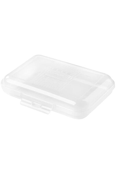 OEM Πλαστική κατσαρόλα με καπάκι, L, 18,5 x 14 x 4 cm, Διαφανές