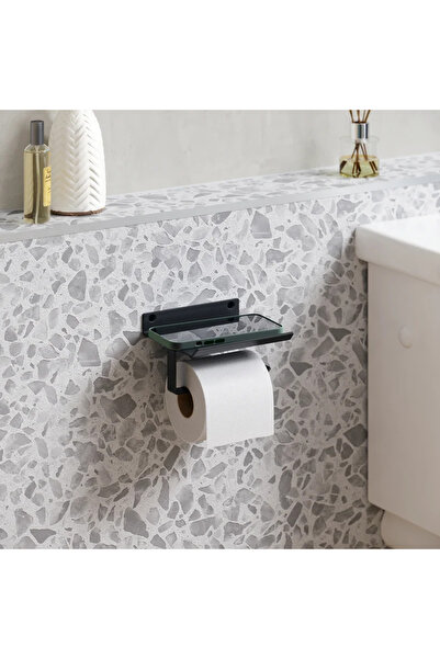 sensea Suport hartie igienica Studio, negru