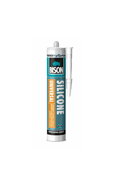 OEM Σιλικόνη Bison, γενικής χρήσης, Διαφανές, 280 ml