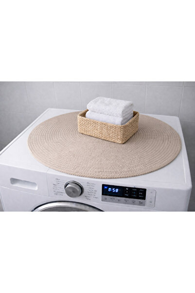 ÖRGÜM Washing Machine Cover Modern Decorative Machine Cover 52X52 cm