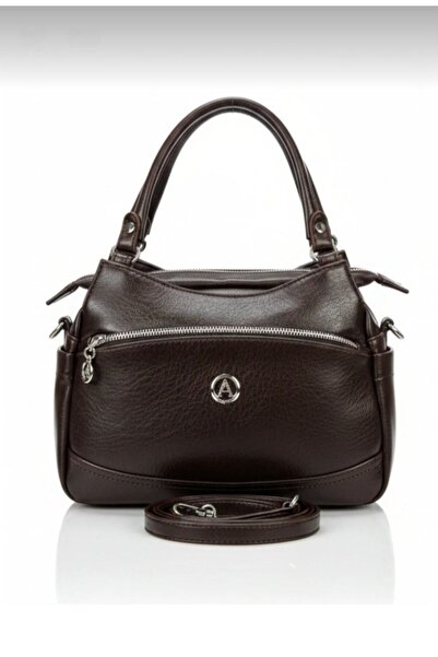 ÇANTAM GELSİN γυναικεία καφέ μαλακή τσάντα Δερμάτινο πολλαπλών θέσεων και Τσά...