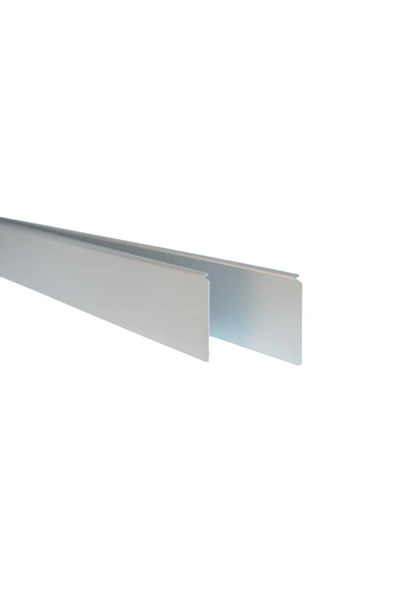 OEM Προφίλ αλουμινίου για κλείσιμο πάγκου εργασίας, 3,8 x 62 cm, ίσιο, 2 τεμάχια
