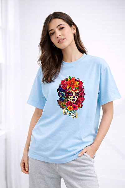 YUNAYT ΓΥΝΑΙΚΕΙΑ ΛΕΠΤΟΜΕΡΗ ΕΚΤΥΠΩΣΗ ΜΕΓΕΘΟΣ ΦΑΡΔΙ ΚΟΜΜΕΝΟ T-SHIRT ΠΟΔΗΛΑΤΟ