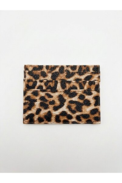 Sachka Leopar Desenli Kadın Kartlık