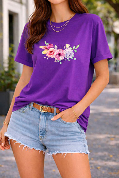 YUNAYT ΓΥΝΑΙΚΕΙΑ ΛΕΠΤΟΜΕΡΗ ΕΚΤΥΠΩΣΗ ΜΕΓΕΘΟΣ ΦΑΡΔΙ ΚΟΜΜΕΝΟ T-SHIRT ΠΟΔΗΛΑΤΟ