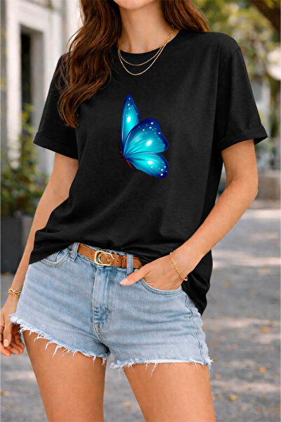 YUNAYT ΓΥΝΑΙΚΕΙΑ ΛΕΠΤΟΜΕΡΗ ΕΚΤΥΠΩΣΗ ΜΕΓΕΘΟΣ ΦΑΡΔΙ ΚΟΜΜΕΝΟ T-SHIRT ΠΟΔΗΛΑΤΟ