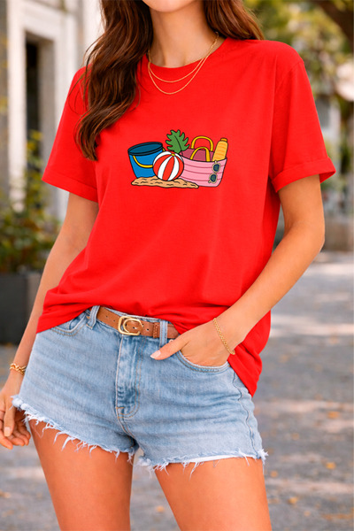 YUNAYT ΓΥΝΑΙΚΕΙΑ ΛΕΠΤΟΜΕΡΗ ΕΚΤΥΠΩΣΗ ΜΕΓΕΘΟΣ ΦΑΡΔΙ ΚΟΜΜΕΝΟ T-SHIRT ΠΟΔΗΛΑΤΟ