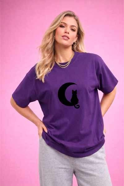 YUNAYT ΓΥΝΑΙΚΕΙΑ ΛΕΠΤΟΜΕΡΗ ΕΚΤΥΠΩΣΗ ΜΕΓΕΘΟΣ ΦΑΡΔΙ ΚΟΜΜΕΝΟ T-SHIRT ΠΟΔΗΛΑΤΟ