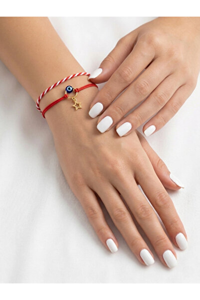 EFAYNU Marteniçka Şans Bahar Bilekliği Marteniçka Hediyesi