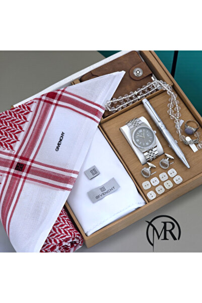 Cherry طقم الهيبة الملكي - تشكيلة بالون الفضي والمينا الرمادي