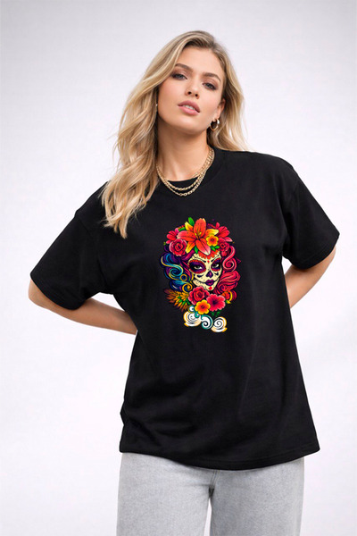 YUNAYT ΓΥΝΑΙΚΕΙΑ ΛΕΠΤΟΜΕΡΗ ΕΚΤΥΠΩΣΗ ΜΕΓΕΘΟΣ ΦΑΡΔΙ ΚΟΜΜΕΝΟ T-SHIRT ΠΟΔΗΛΑΤΟ