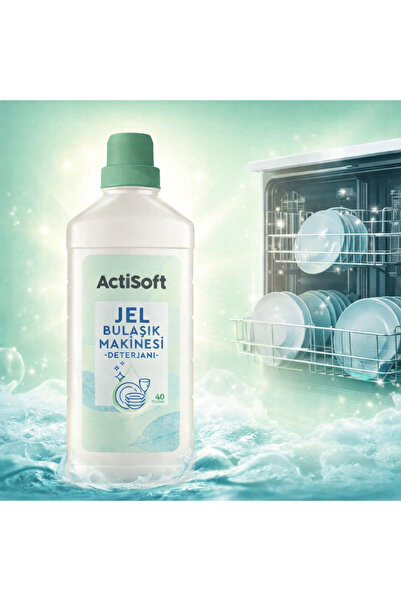 actisoft Jel Bulaşık Makinesi Deterjanı 1000 ml