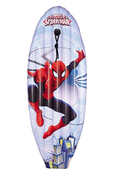 direkstoktan Şişme Sörf Tahtası - Lisanslı Spider Man İpli Sörf Board Yatak 1...
