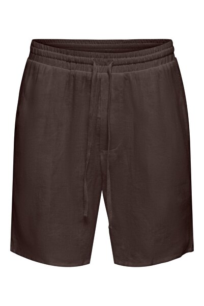 Only & Sons Jogging-Shorts ONSLAURENCE Normal geschnitten Leinen Shorts