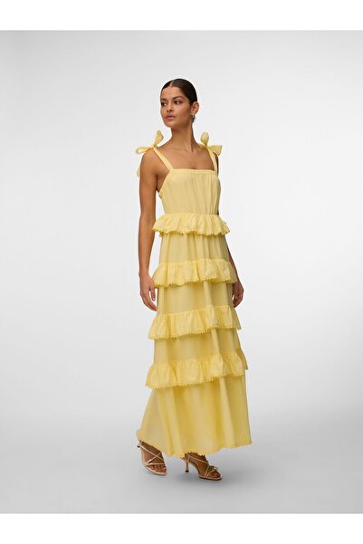 Vero Moda Kleid VMDOLORES Langes Kleid