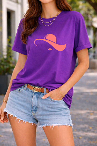 YUNAYT TRICOU CU DETALII IMPRIMATE DE DAMĂ