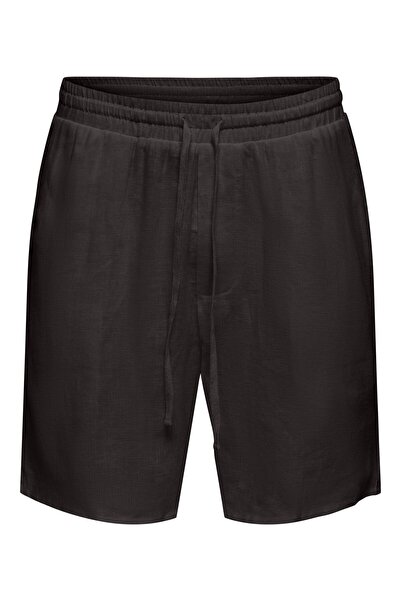 Only & Sons Jogging-Shorts ONSLAURENCE Normal geschnitten Leinen Shorts