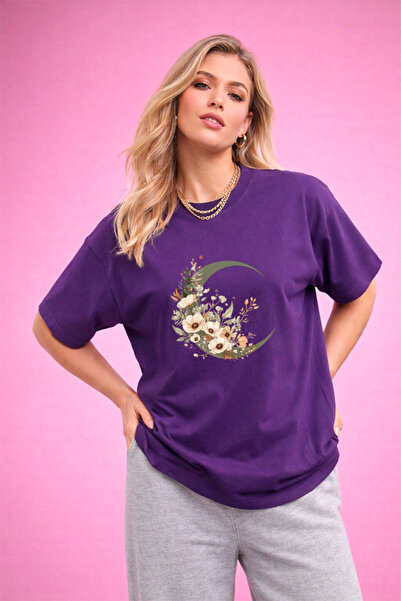 YUNAYT ΓΥΝΑΙΚΕΙΑ ΛΕΠΤΟΜΕΡΗ ΕΚΤΥΠΩΣΗ ΜΕΓΕΘΟΣ ΦΑΡΔΙ ΚΟΜΜΕΝΟ T-SHIRT ΠΟΔΗΛΑΤΟ