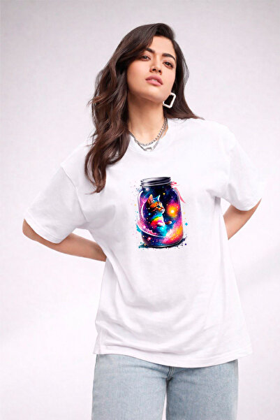 YUNAYT ΓΥΝΑΙΚΕΙΑ ΛΕΠΤΟΜΕΡΗ ΕΚΤΥΠΩΣΗ ΜΕΓΕΘΟΣ ΦΑΡΔΙ ΚΟΜΜΕΝΟ T-SHIRT ΠΟΔΗΛΑΤΟ