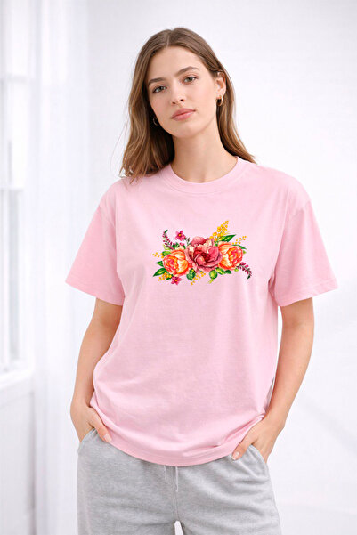 YUNAYT ΓΥΝΑΙΚΕΙΑ ΛΕΠΤΟΜΕΡΗ ΕΚΤΥΠΩΣΗ ΜΕΓΕΘΟΣ ΦΑΡΔΙ ΚΟΜΜΕΝΟ T-SHIRT ΠΟΔΗΛΑΤΟ