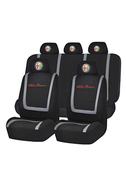 Autohelix MSA Set huse universale pentru scaune compatibile cu Alfa Romeo – N...