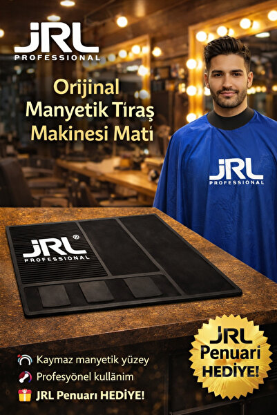 jrl Professional Mıknatıslı Tıraş Makinesi Matı Kaymaz Berber Tezgah Matı