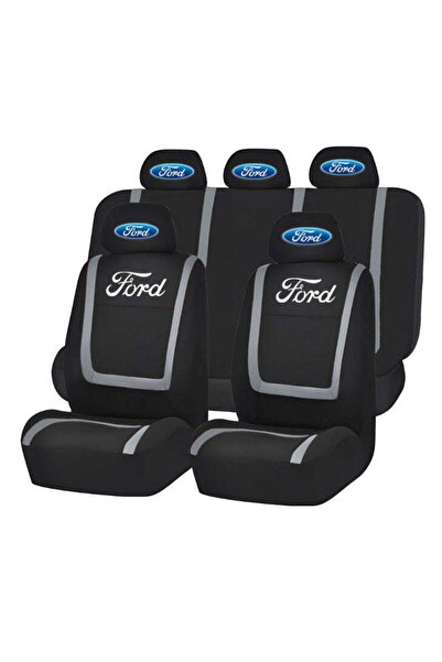 Autohelix MSA Set Huse Universale pentru Scaun Compatibile cu Ford - Negru/Gri