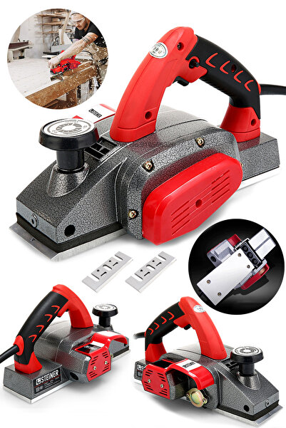 STEİNER Titan 4200 Watt Bakır Sargılı Metal Şanzuman Çift Bıçaklı Planya Rend...