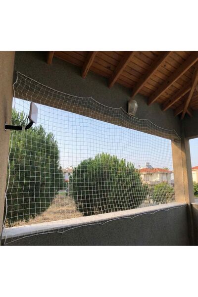 250cm*600cm - Balkon Filesi - Kapama Filesi - Koruma Filesi - Beyaz
