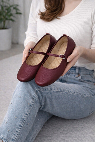 FootFrenzy Mila Women's Ballet Flats – Thin t Buckled Comfortable Women's Sho...