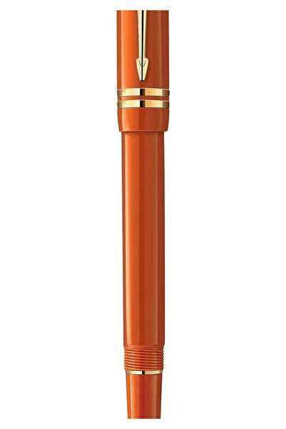 Parker قلم حبر دوفولد سينتينيال بيج ريد | سن متوسط ​​من الذهب عيار 18 قيراطًا...