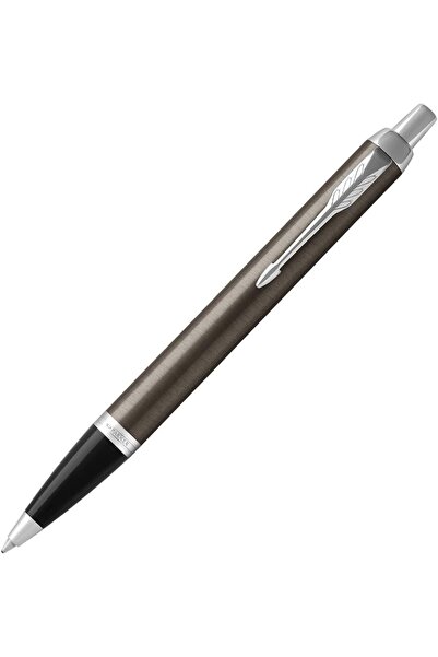 Parker قلم حبر جاف IM، لون إسبريسو داكن مع عبوة حبر أسود متوسطة السن، علبة هد...