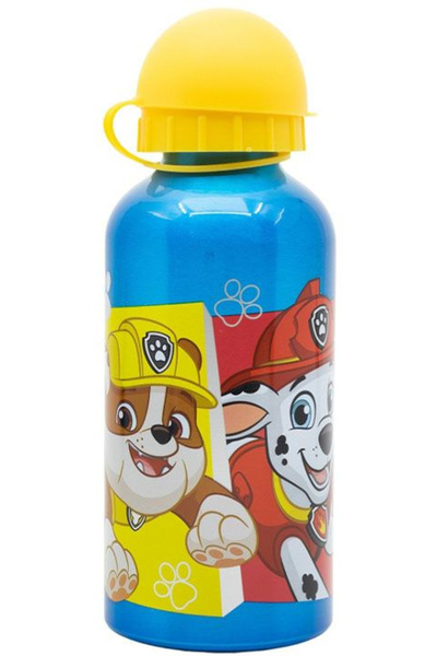 PAW PATROL Sticlă de aluminiu pentru băieți, 400 ml, albastră